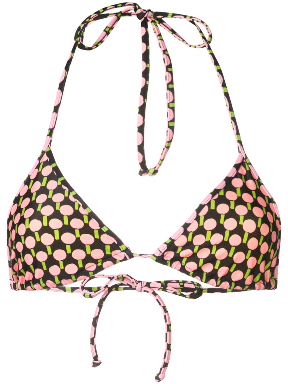 La DoubleJ Triangle Bikini Top - Farfetch