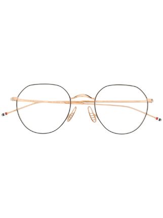 Thom Browne Eyewear Round Glasses - Farfetch