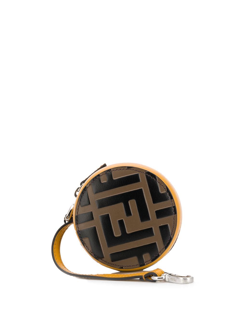 фото Fendi круглый кошелек с логотипом