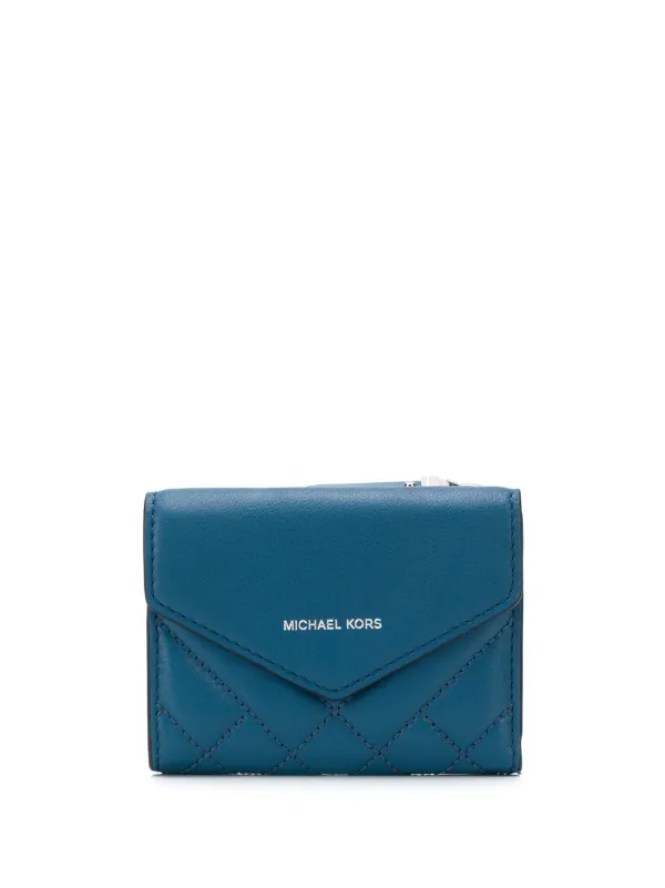 michael kors blue wallet