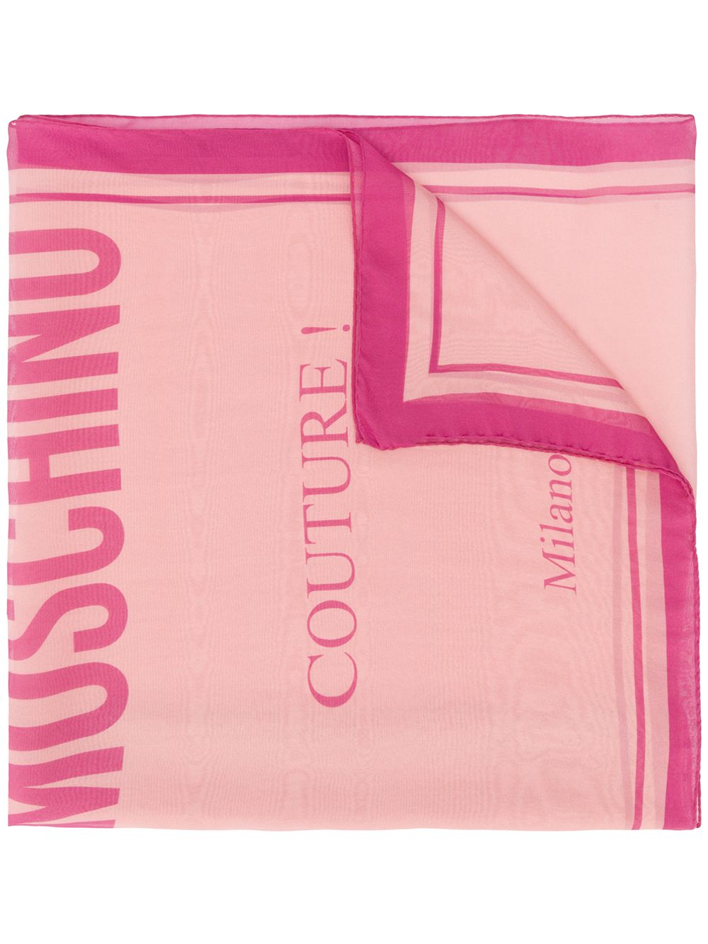 фото Moschino платок с логотипом