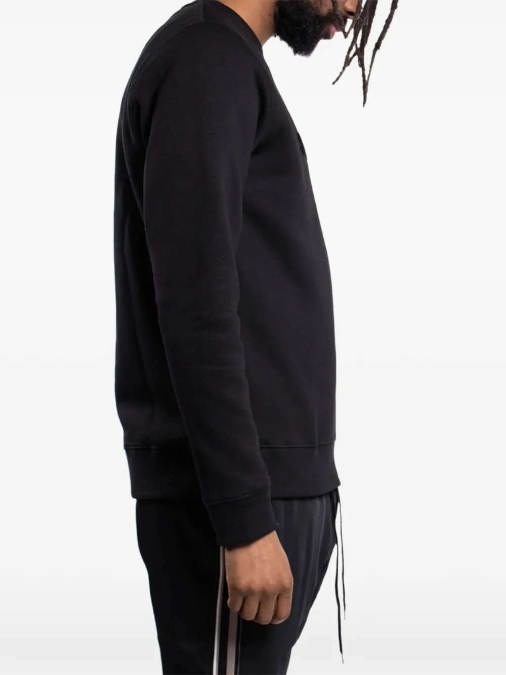 Soulland Logic Willie sweater met ronde hals Zwart