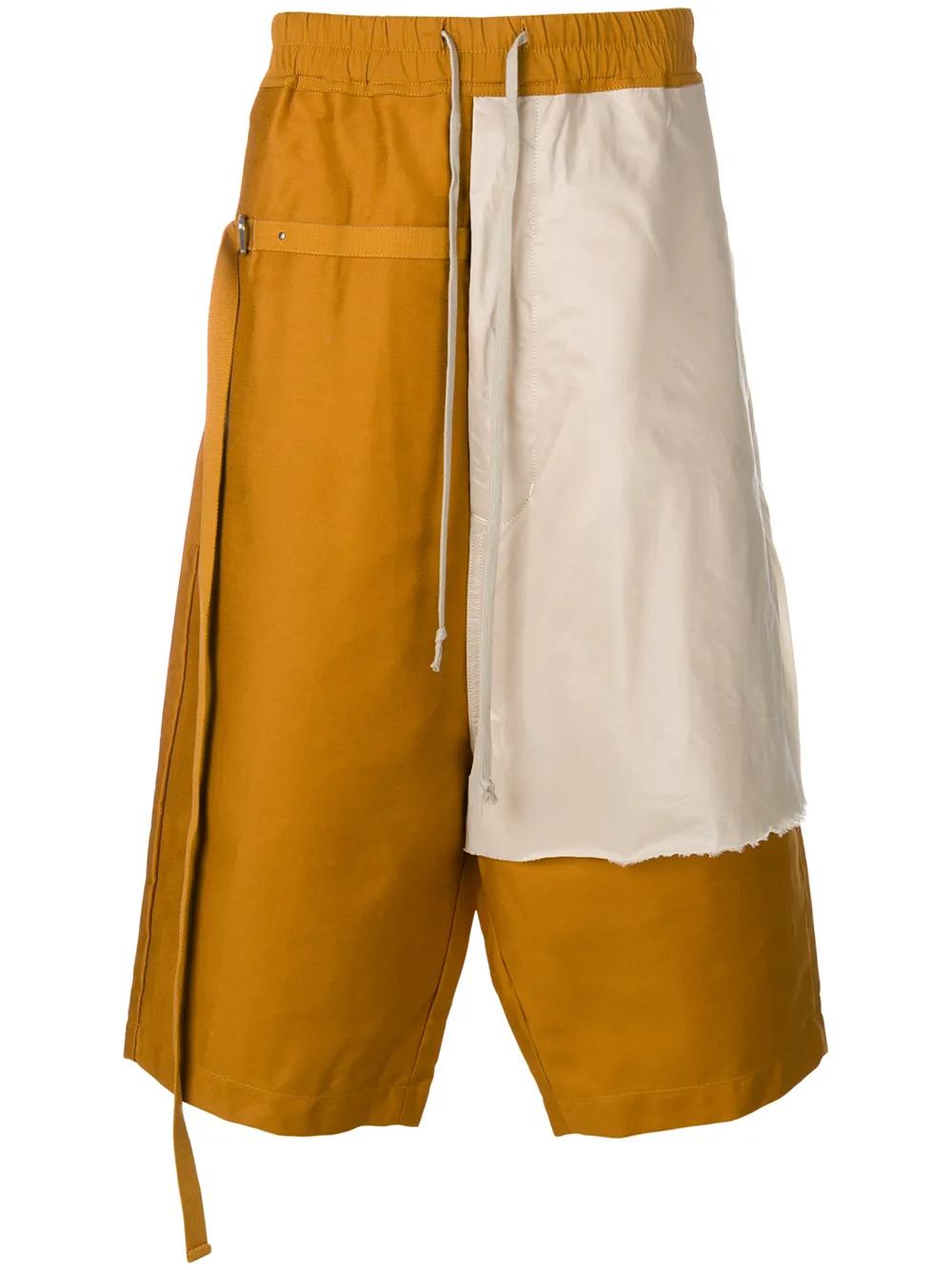 Rick Owens Drkshdw Pants RICK OWENS DRKSHDW CONTRAST PANEL TROUSERS - NEUTRALS