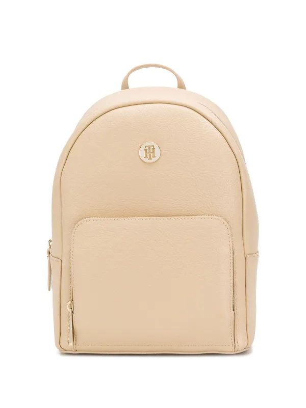 tommy hilfiger beige backpack