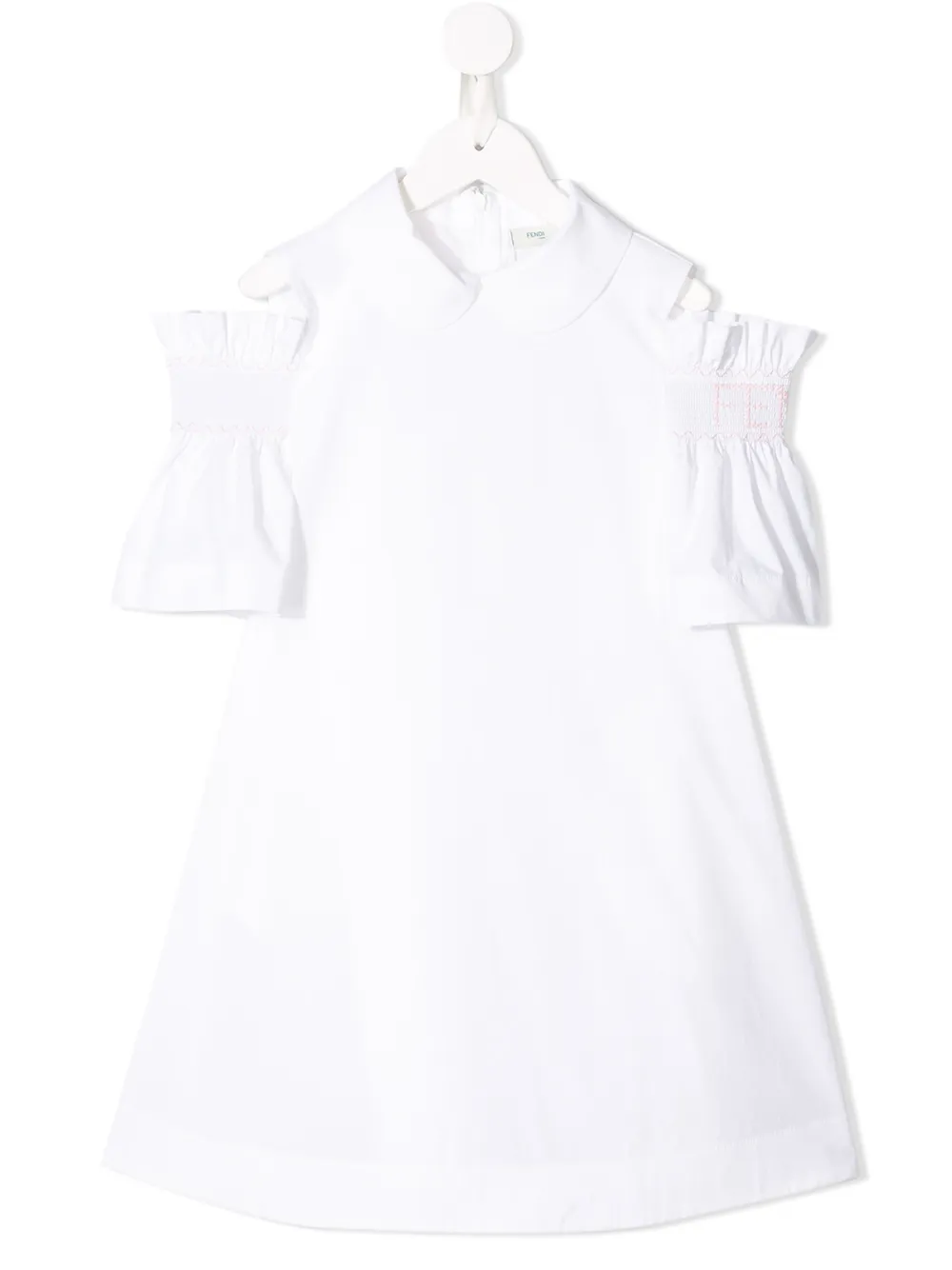 Fendi Kids однотонное вечернее платье