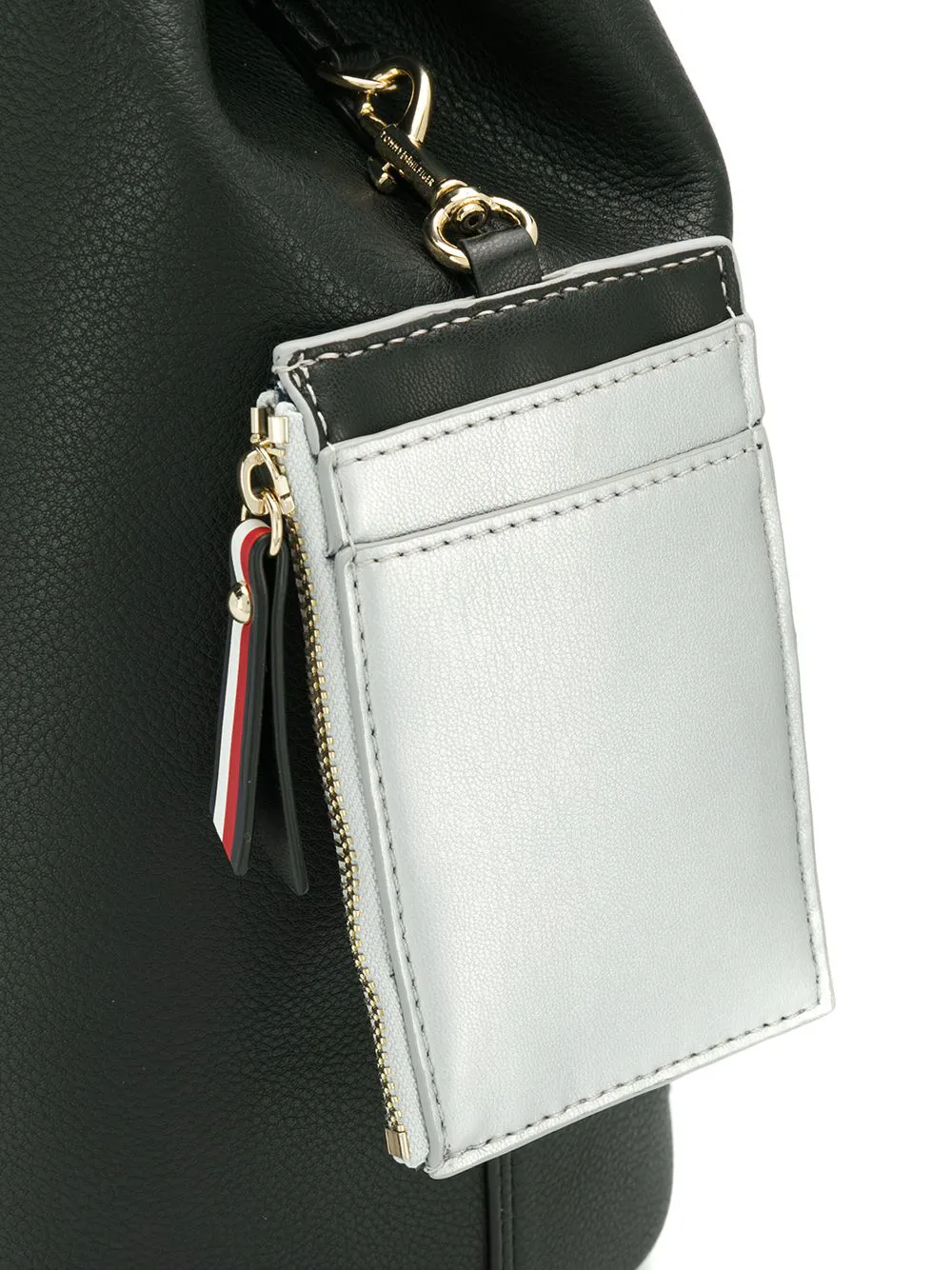 drawstring monogram tommy backpack
