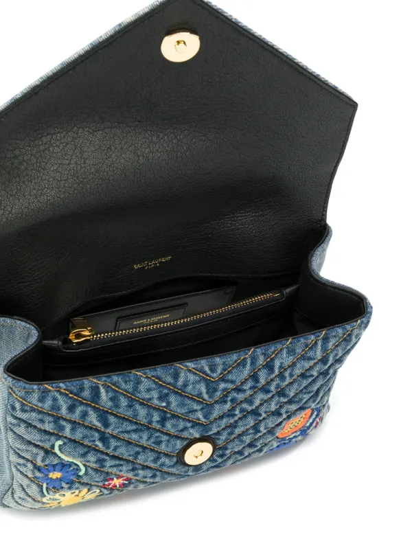 saint laurent denim bag