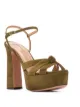 Afbeelding 2 van Aquazzura Baba sandalen met plateauzool
