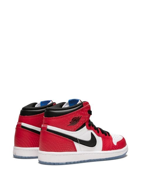 kids jordan 1 spiderman