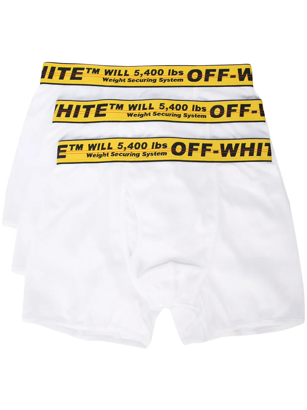 Off-White Set aus drei Shorts - WHITE YELLLOW
