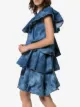 MSGM Minikleid im Batik-Look