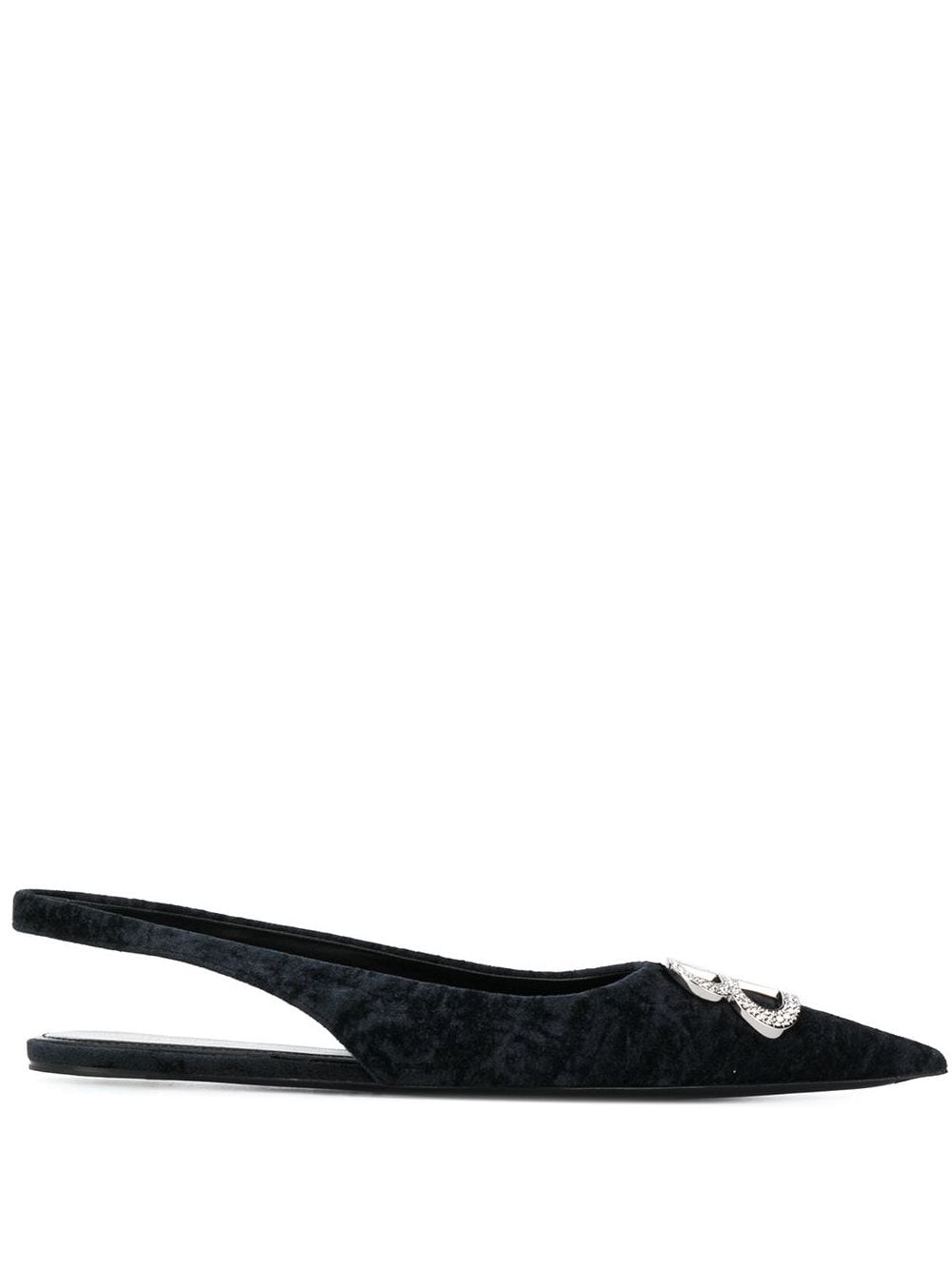 balenciaga slingback flat