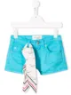 الصورة 1 من Alberta Ferretti Kids شورت مزين بوشاح