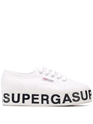 Superga Logo Heel Sneakers - Farfetch