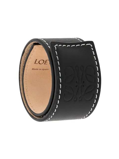 LOEWE bracelet manchette en cuir