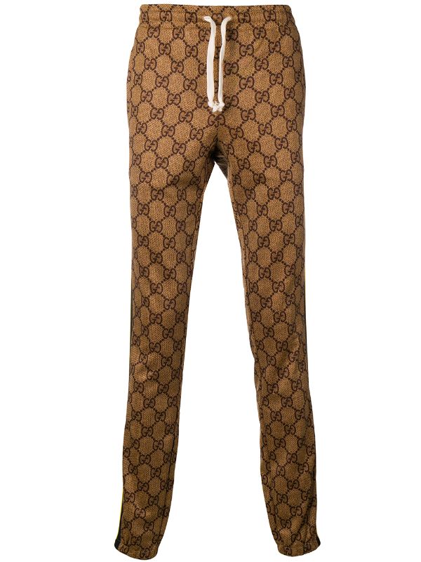 Gucci GG pattern track trousers 
