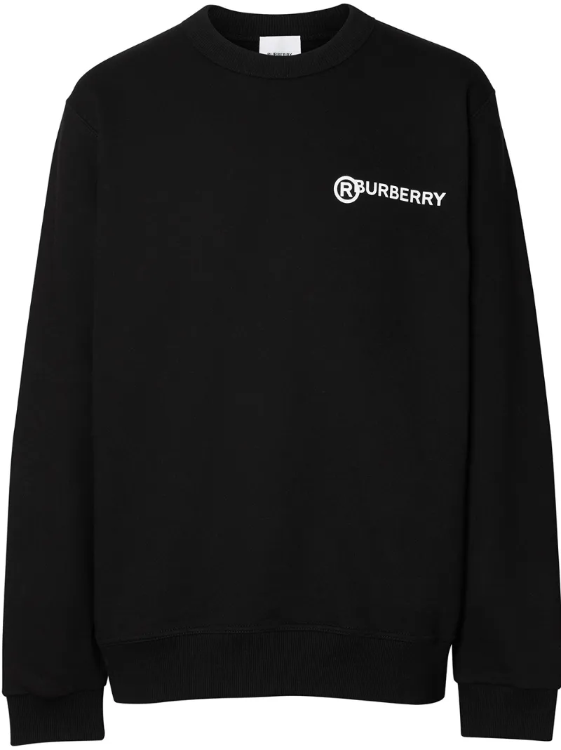 Burberry – chest logo sweatshirt – men – Cotton/Spandex/Elastane – XXS, XS, S, M, L, XL, XXXL – Black