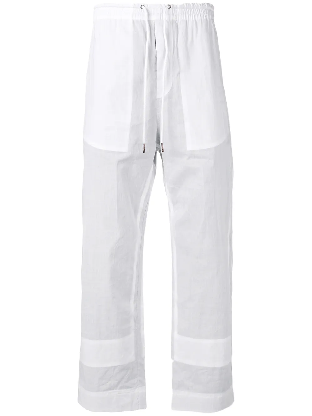 Craig Green Pants CRAIG GREEN STRAIGHT-LEG TROUSERS - WHITE