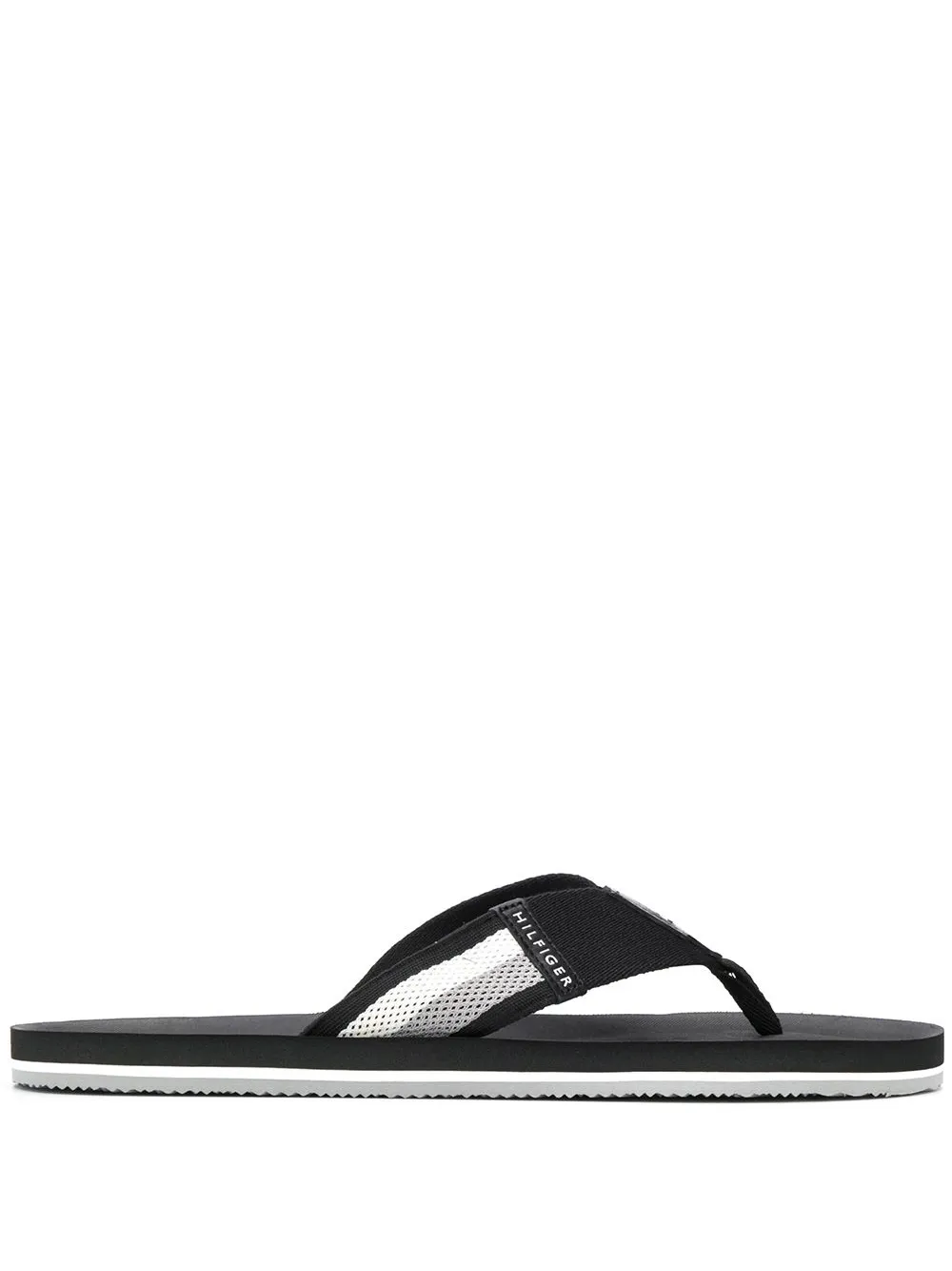 tommy hilfiger corporate stripe beach sandal
