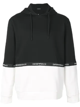 emporio armani block colour sweatshirt