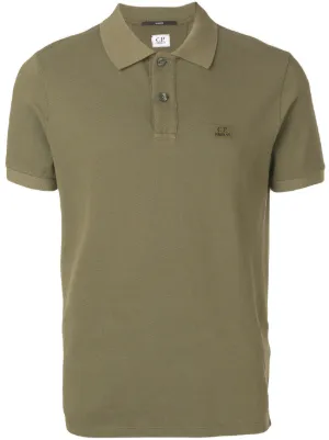 C P Company Polo Shirts Polos For Men Farfetch Cp Company Chest Logo Polo Shirt