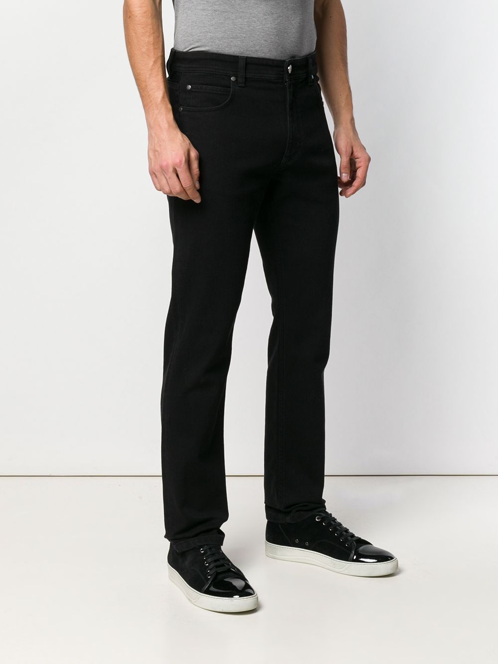 Roberto Cavalli Black Slim Fit Jeans - Farfetch