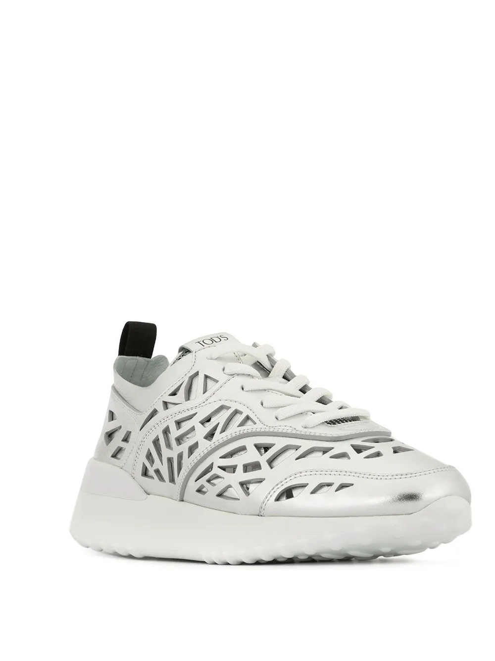 Tod's Uitgesneden sneakers Zilver