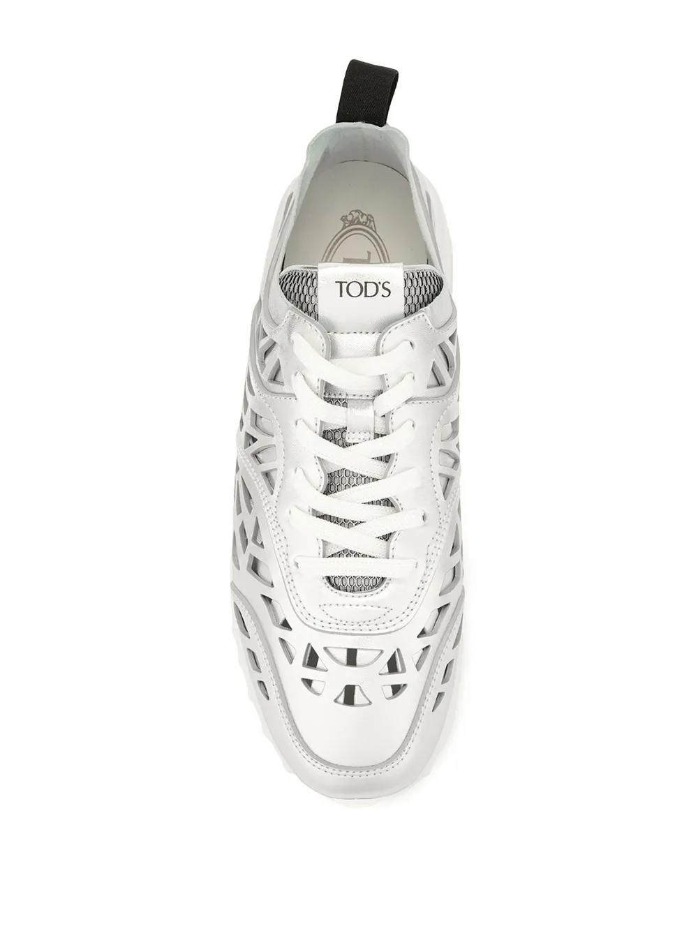 Tod's Uitgesneden sneakers Zilver
