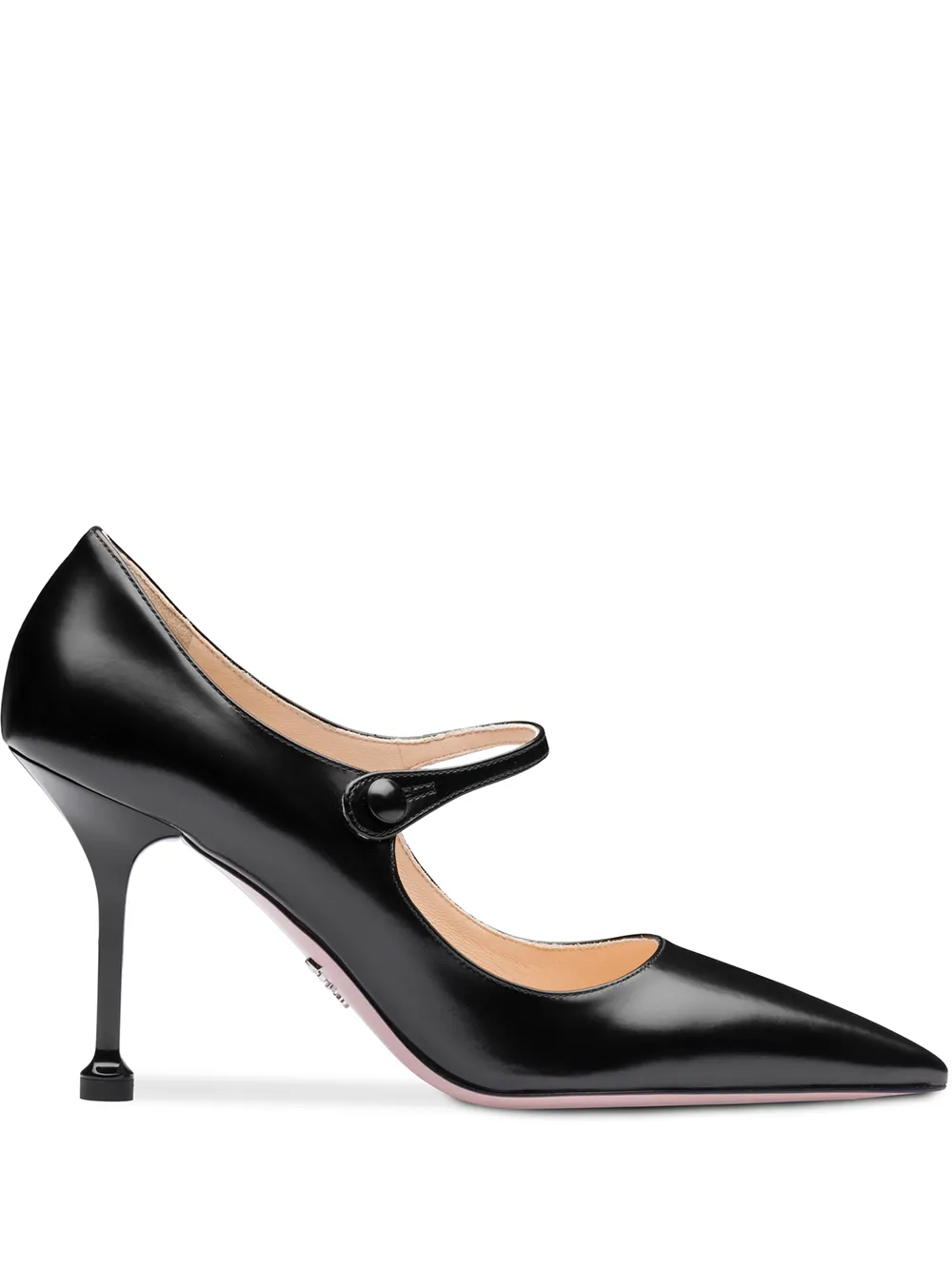 Prada туфли Мэри Джейн с заостренным носком