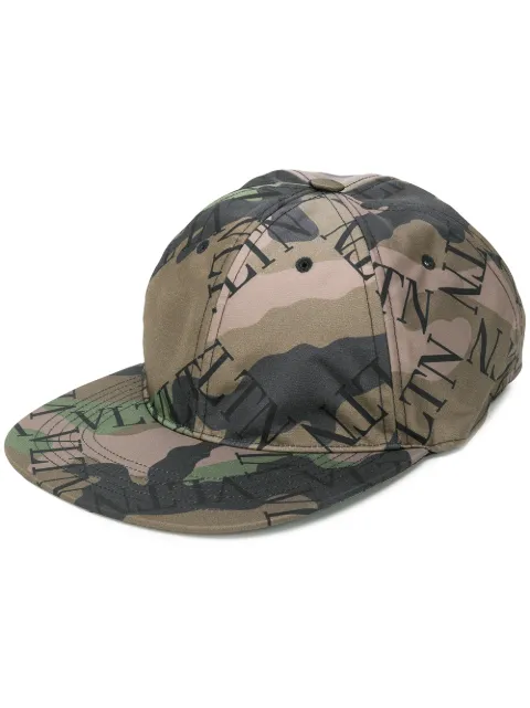 Valentino Garavani VLTN Grid print cap