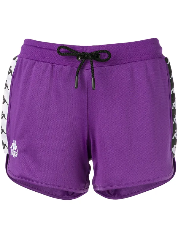 kappa purple shorts