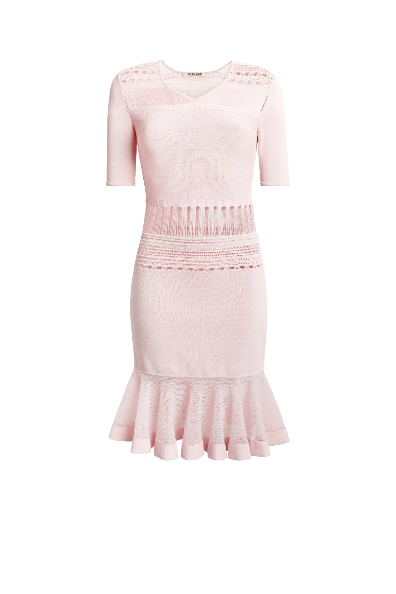 Crochet-Knit Dress | Roberto Cavalli 