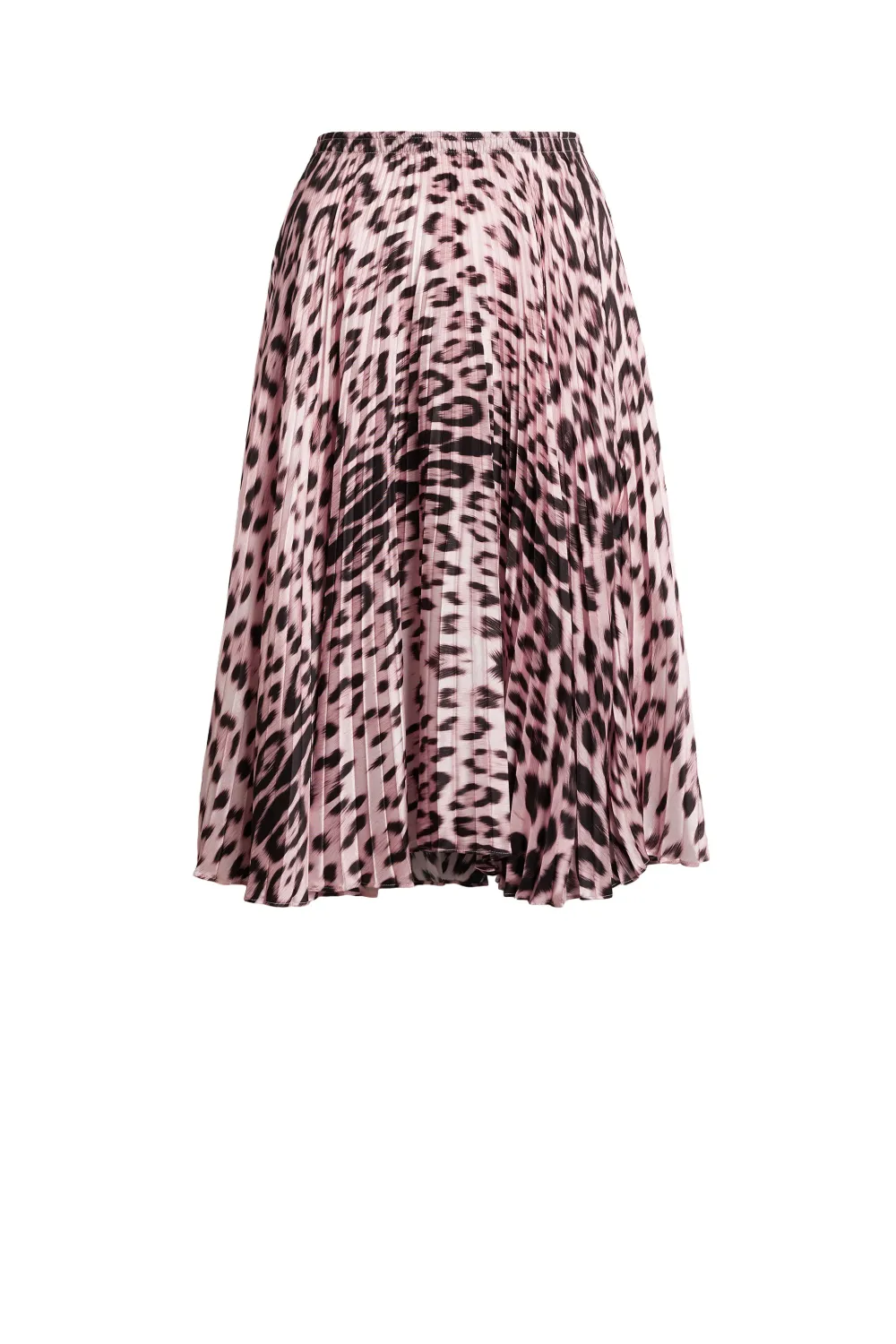 Click to view more detailed imagery on our partner's website Roberto Cavalli Heritage Jaguar Print Pleated Skirt In Pink