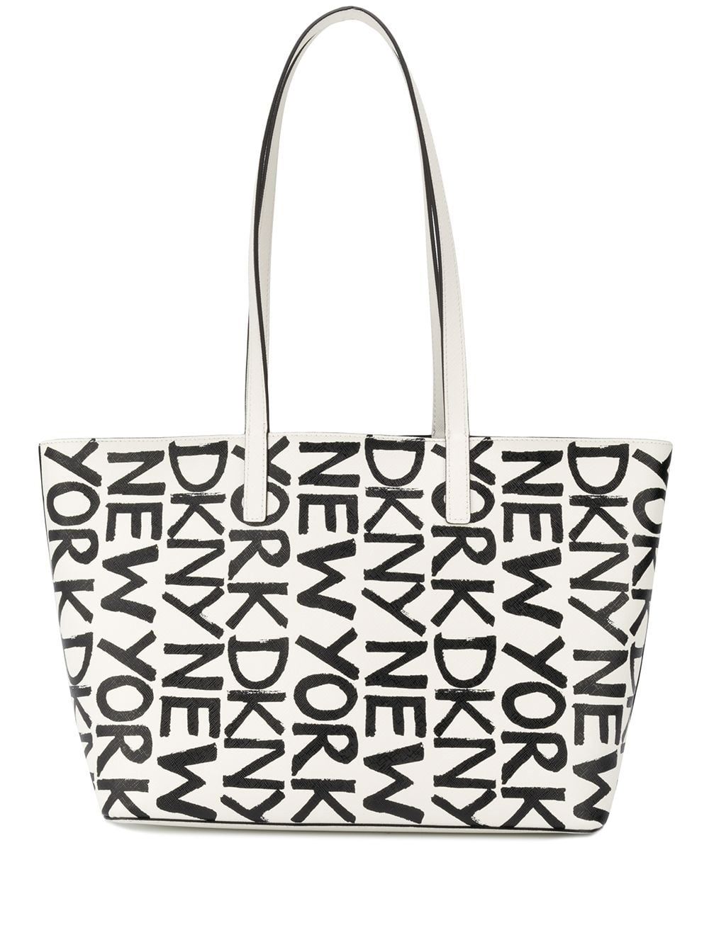фото DKNY маленькая сумка-шопер с логотипом