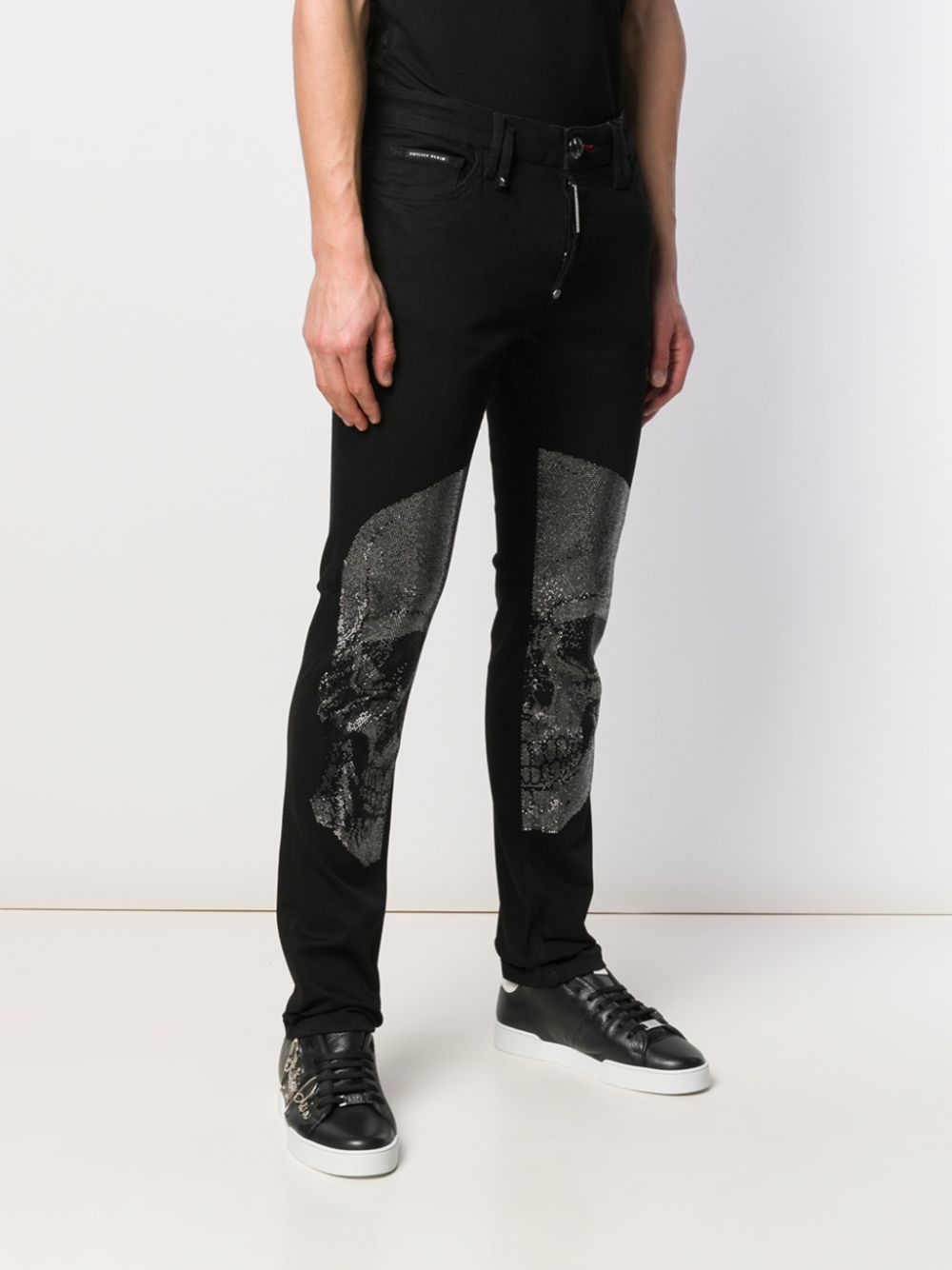 фото Philipp plein прямые джинсы skull