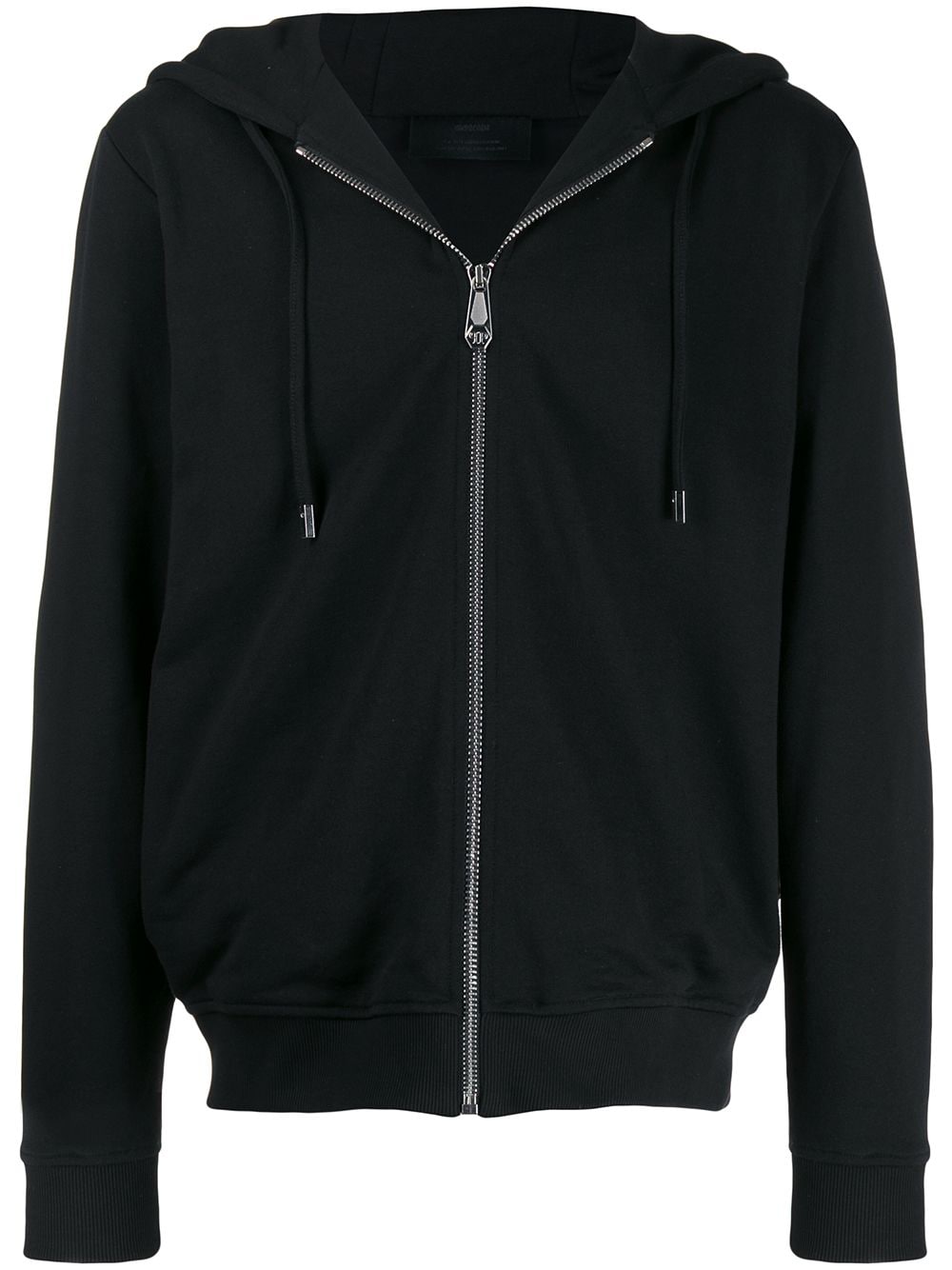 Shop Philipp Plein Skull Hooded Jacket In Black