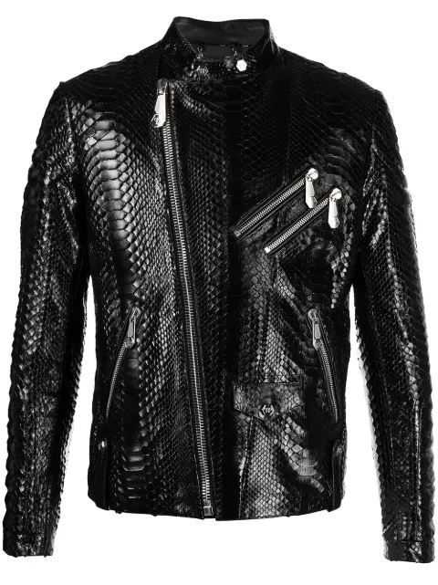 Philipp Plein Rock PP biker jacket