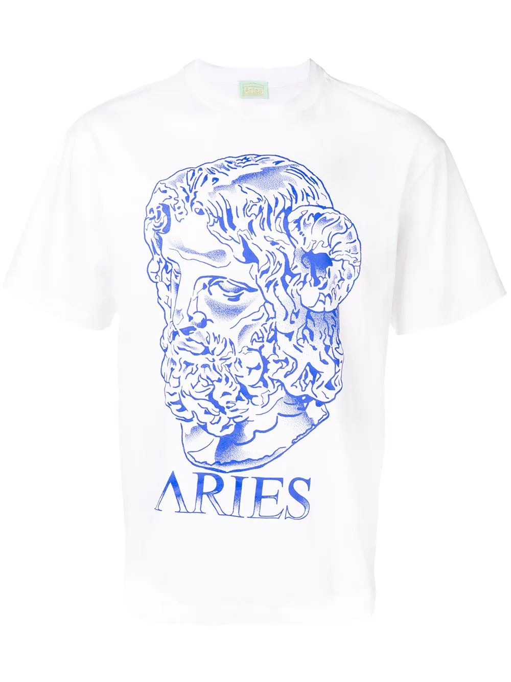 Aries T-shirts ARIES LOGO GRAPHIC PRINT T-SHIRT - WHITE