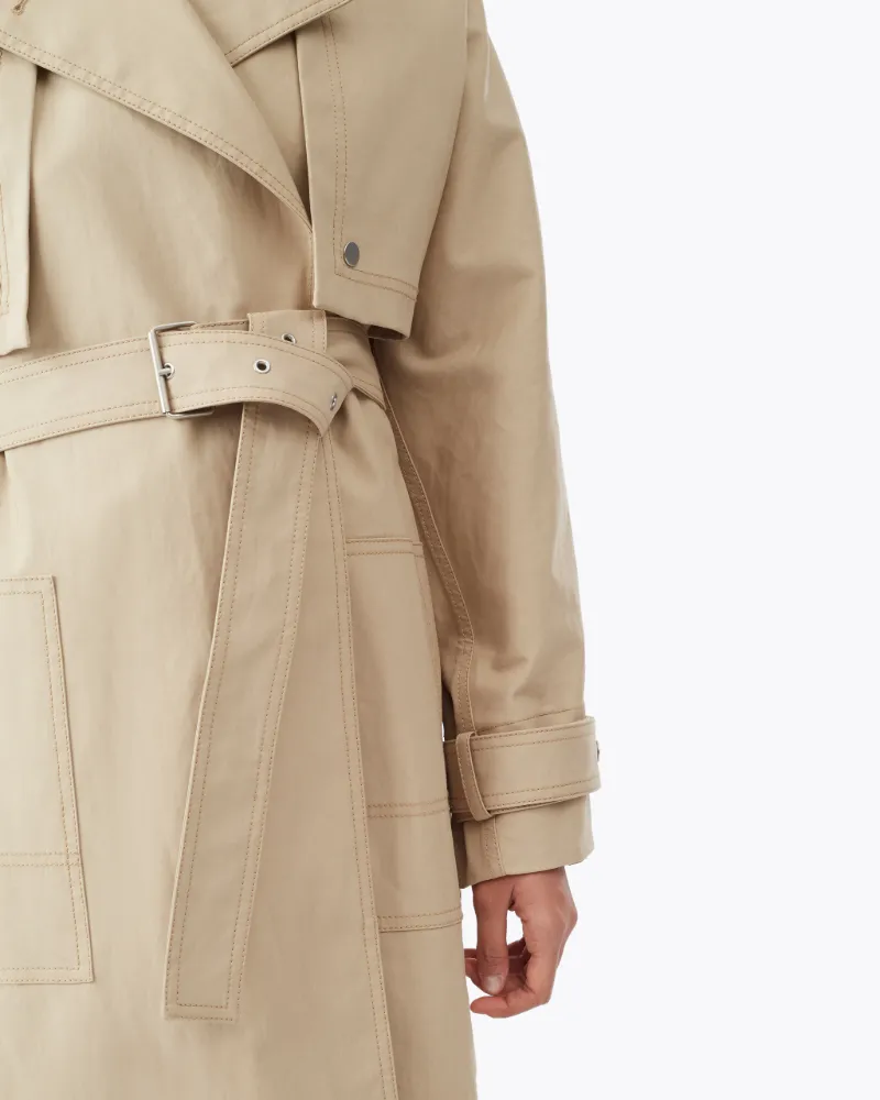 Dolman Sleeve Trench Coat in グリーン | 3.1 Phillip Lim フィリップ