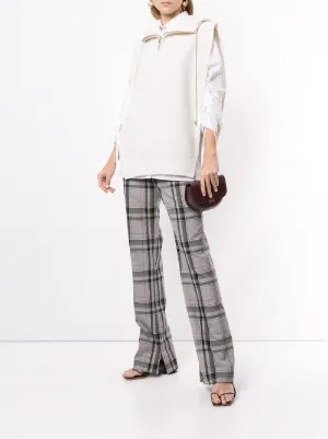 【3.1 Phillip Lim】スパンコール チェック柄 ワイドトラウザー 3.1 Phillip Lim(3.1 フィリップリム)パンツ - FARFETCH