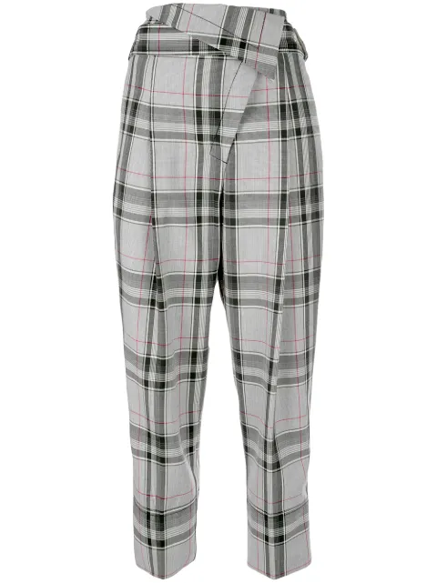 3.1 Phillip Lim plaid tapered trousers