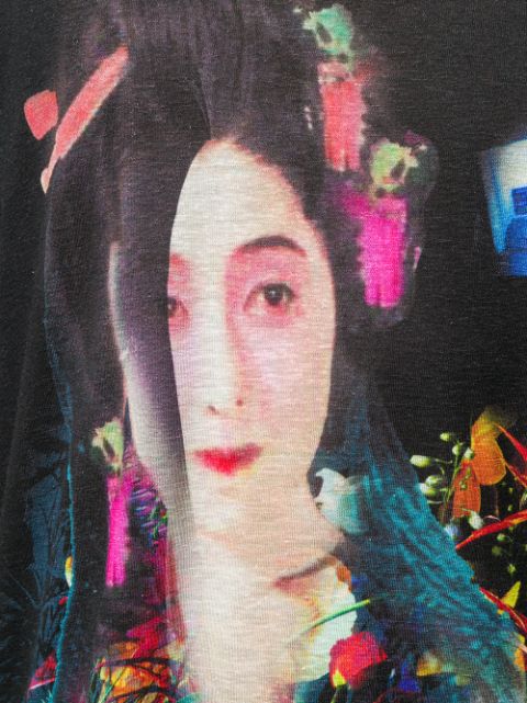 Yohji Yamamoto Oversized Print T-shirt - Farfetch
