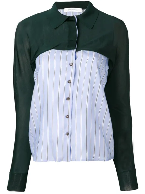 Cédric Charlier panelled shirt