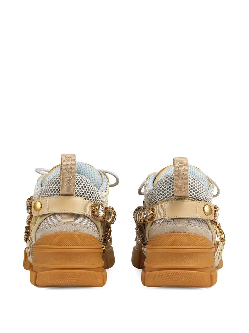 Gucci hot sale flashtrek beige