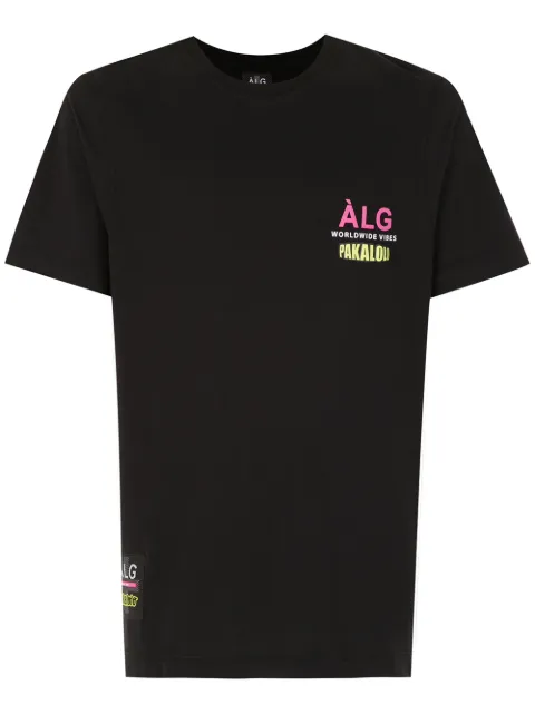 ÀLg Camiseta World Wide Sport + Pakalolo - Schwarz In Black