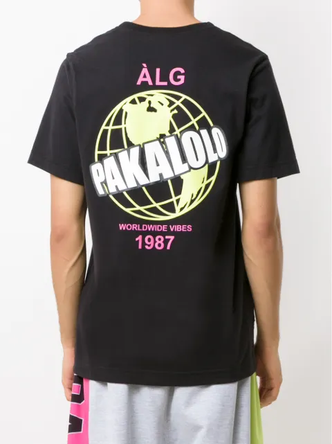 ÀLg Camiseta World Wide Sport + Pakalolo - Schwarz In Black