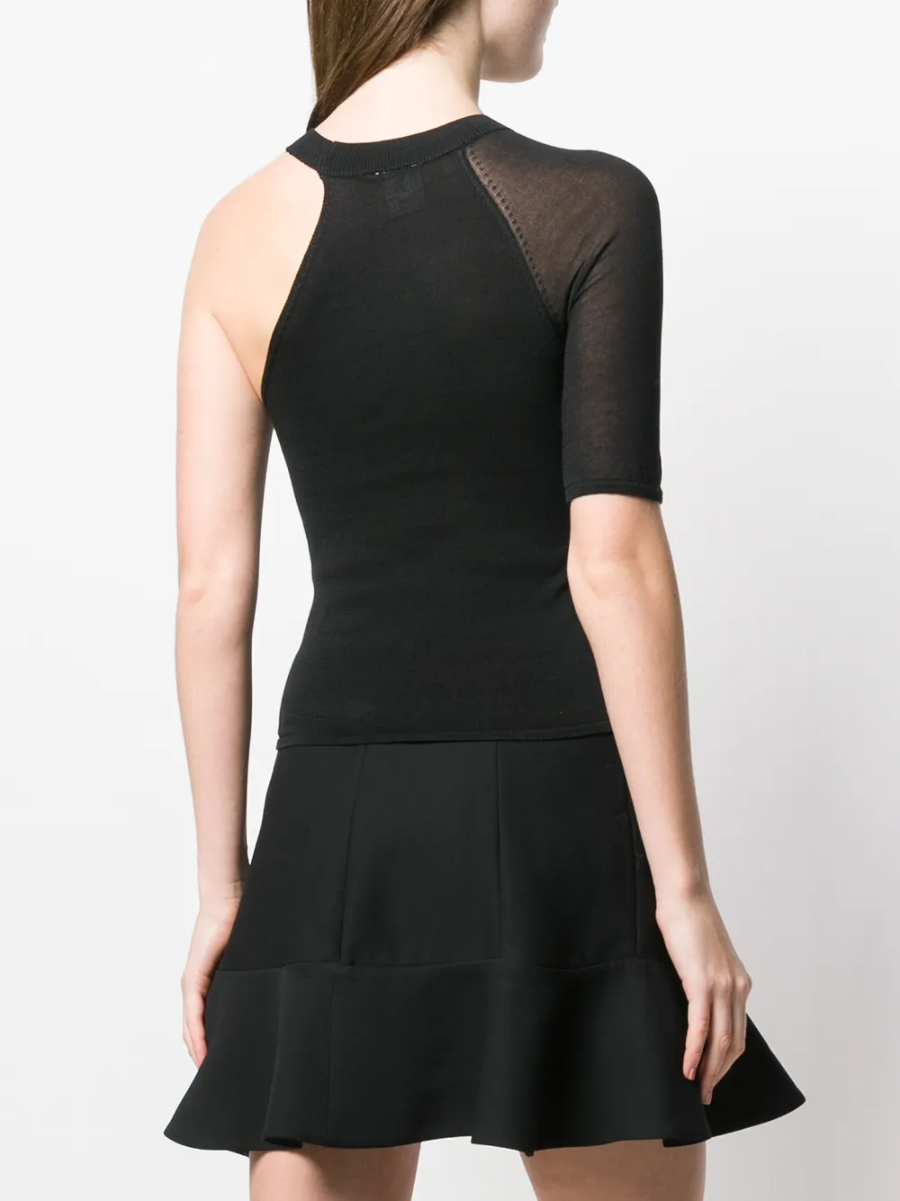 adidas Asymmetrische top Zwart