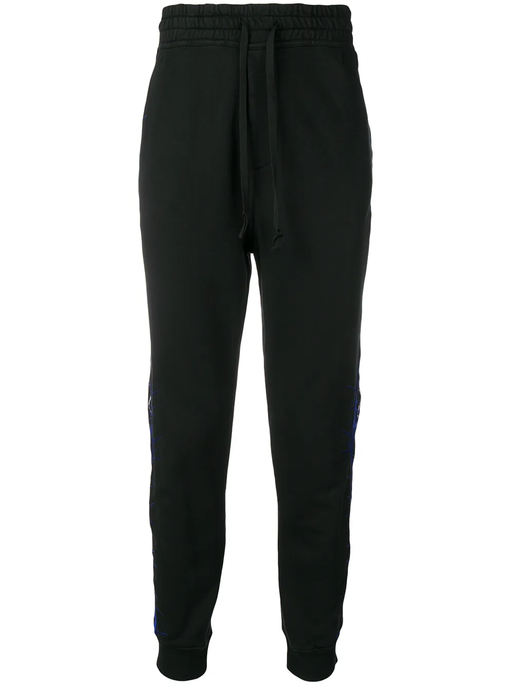 Haider Ackermann Tops HAIDER ACKERMANN BESTICKTE JOGGINGHOSE - SCHWARZ