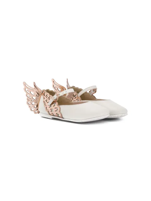 Sophia Webster Mini Evangeline butterfly ballerinas