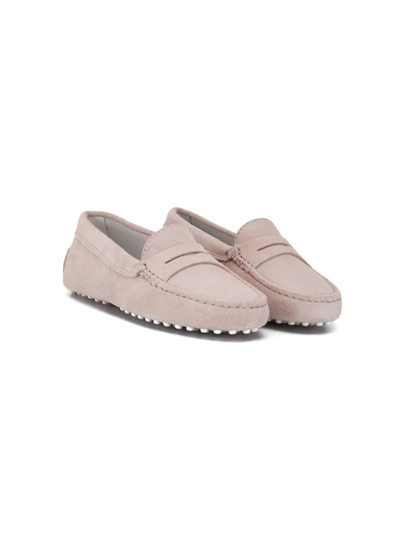 Tods Kids замшевые лоферы